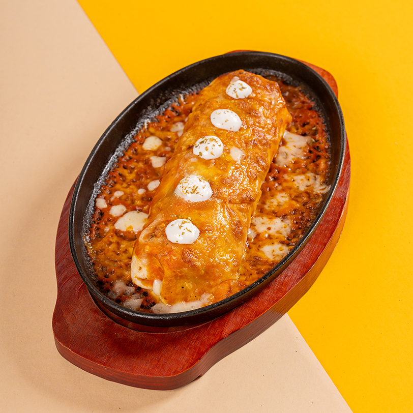 Acılı burrito Barbakoa