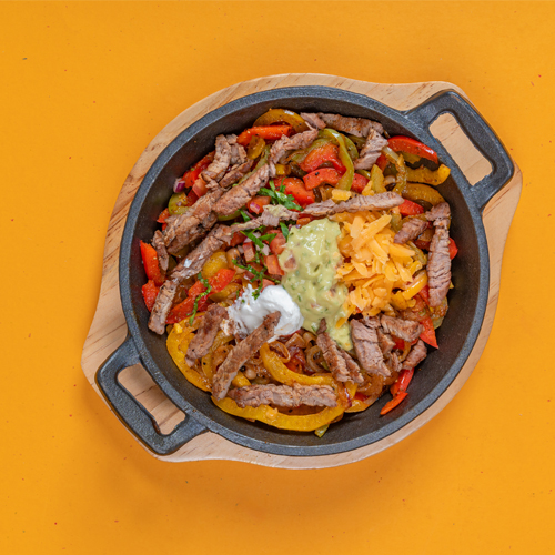 Faxitas ət ilə Karne Asada