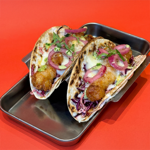 Shrimp taco Baja California